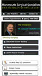 Mobile Screenshot of monmouthbariatrics.com